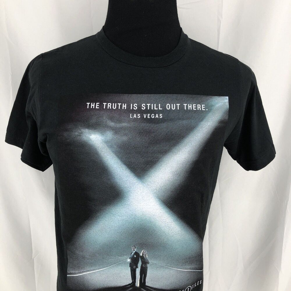 THE X FILES LAS VEGAS The Truth Is Still Out There Scully Mulder T Shirt Medium